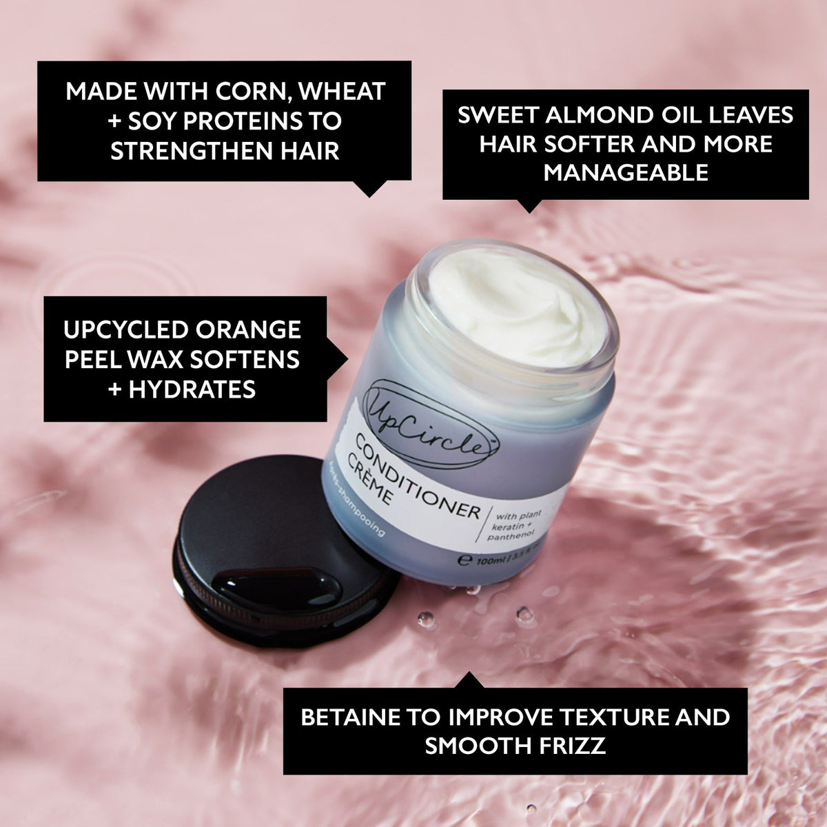 Conditioner Crème with Plant Keratin + Panthenol - Snipetell
