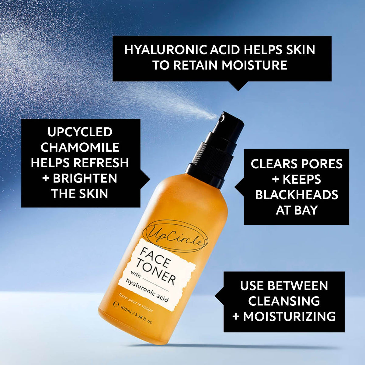 Face Toner with Hyaluronic Acid - Snipetell