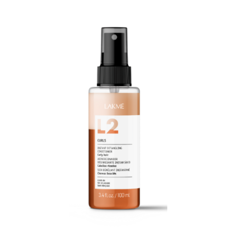 Après-shampoing démêlant instantané Lakme L2 - Cheveux bouclés