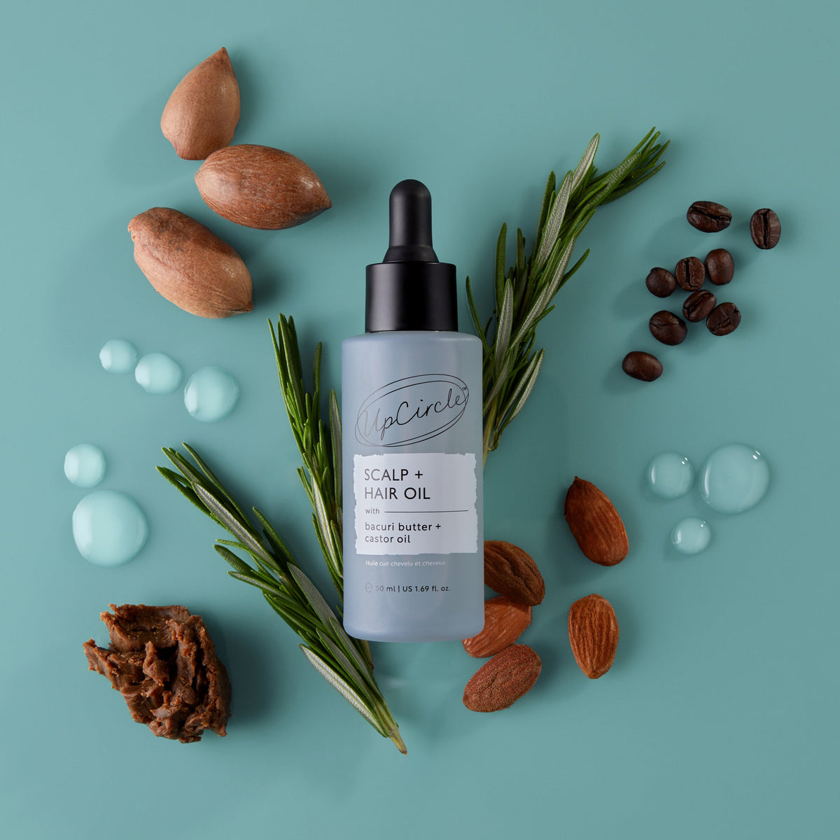 Scalp + Hair Oil with Bacuri Butter + Castor Oil - Snipetell
