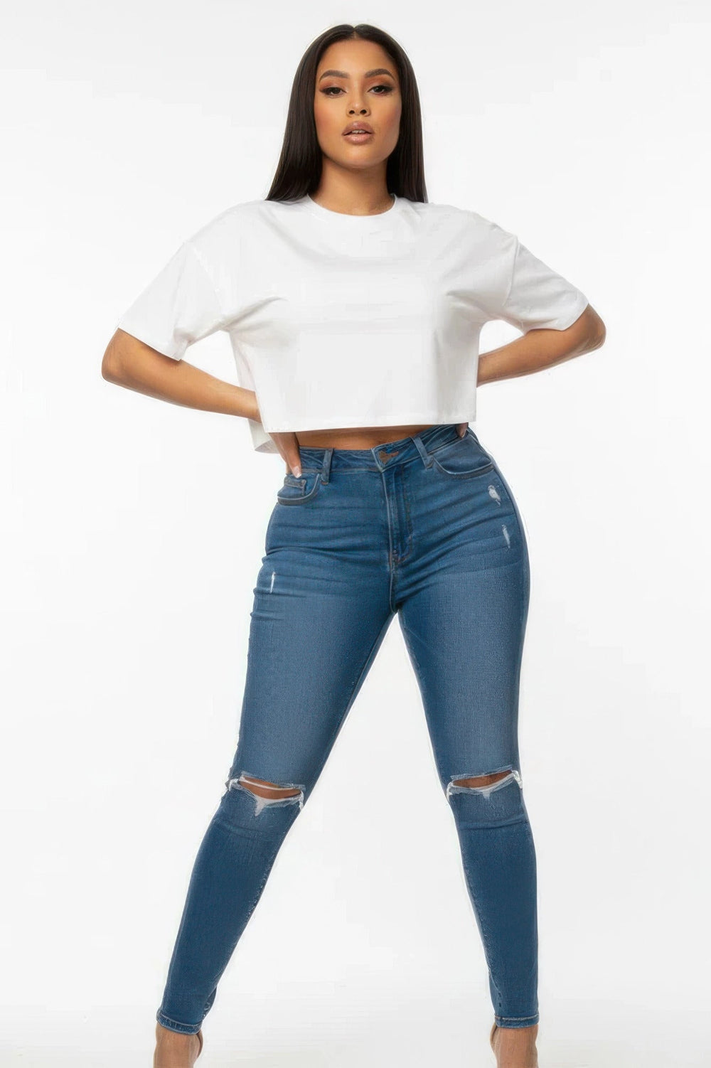 Women's Premium Short Sleeve Round Neck TShirt