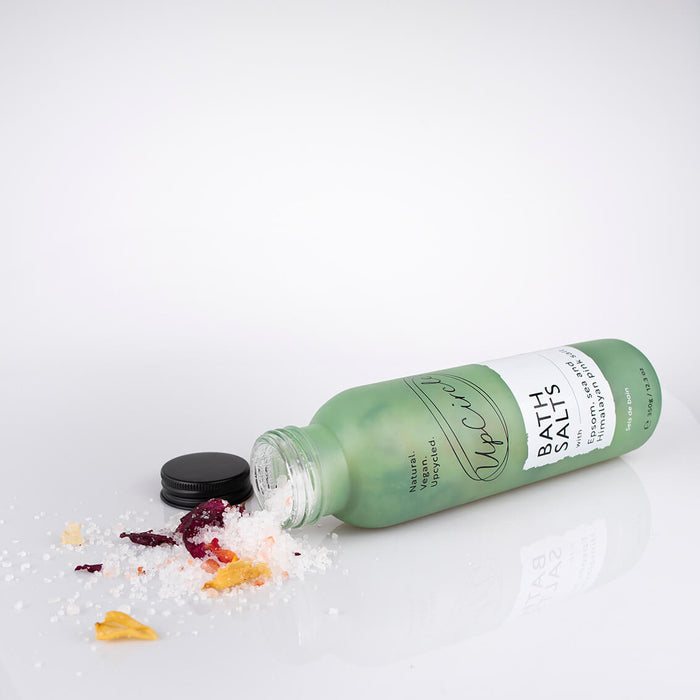 Bath Salts with Epsom, Sea and Himalayan Pink Salt - Snipetell