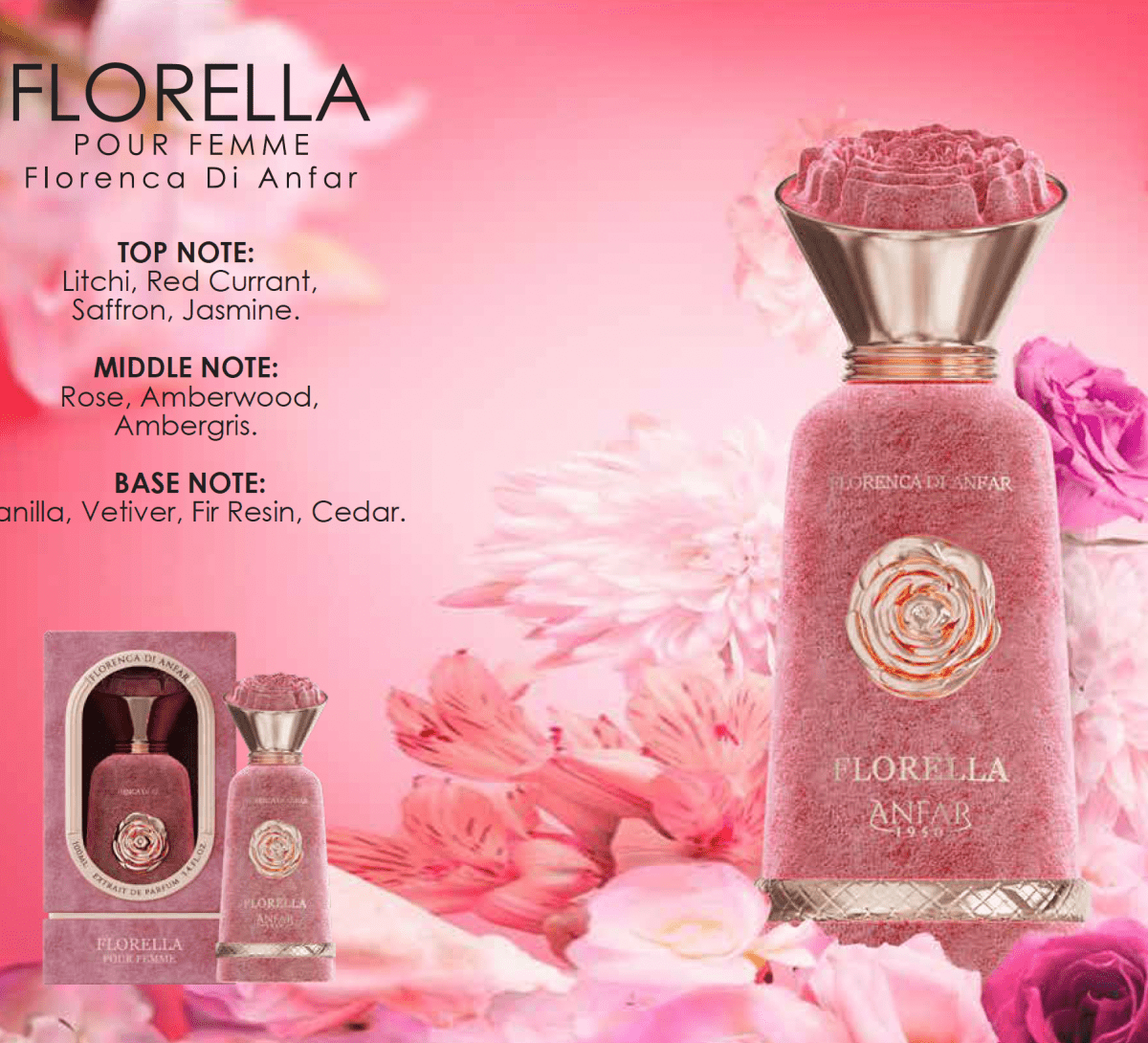 Anfar Florenca Di Anfar Collection (Pack of 4) Extrait De Parfum For Women Gift Set