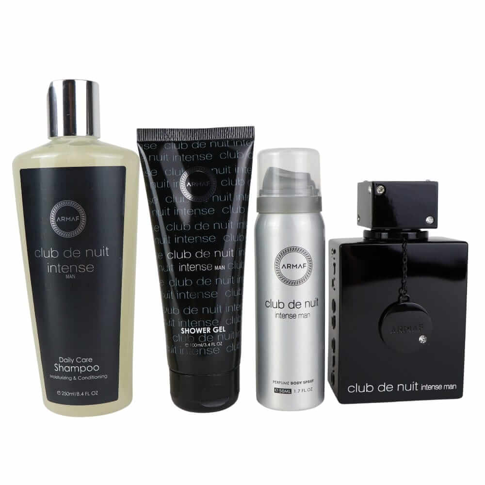 Armaf Club De Nuit Intense Man EDP Gift Set of 4 pcs. 3.4oz