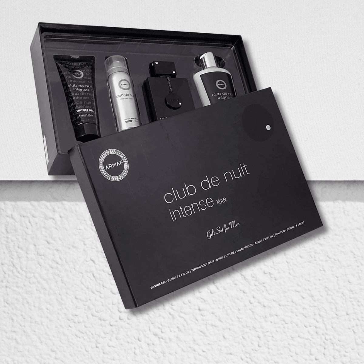 Armaf Club De Nuit Intense Man EDP Gift Set of 4 pcs. 3.4oz