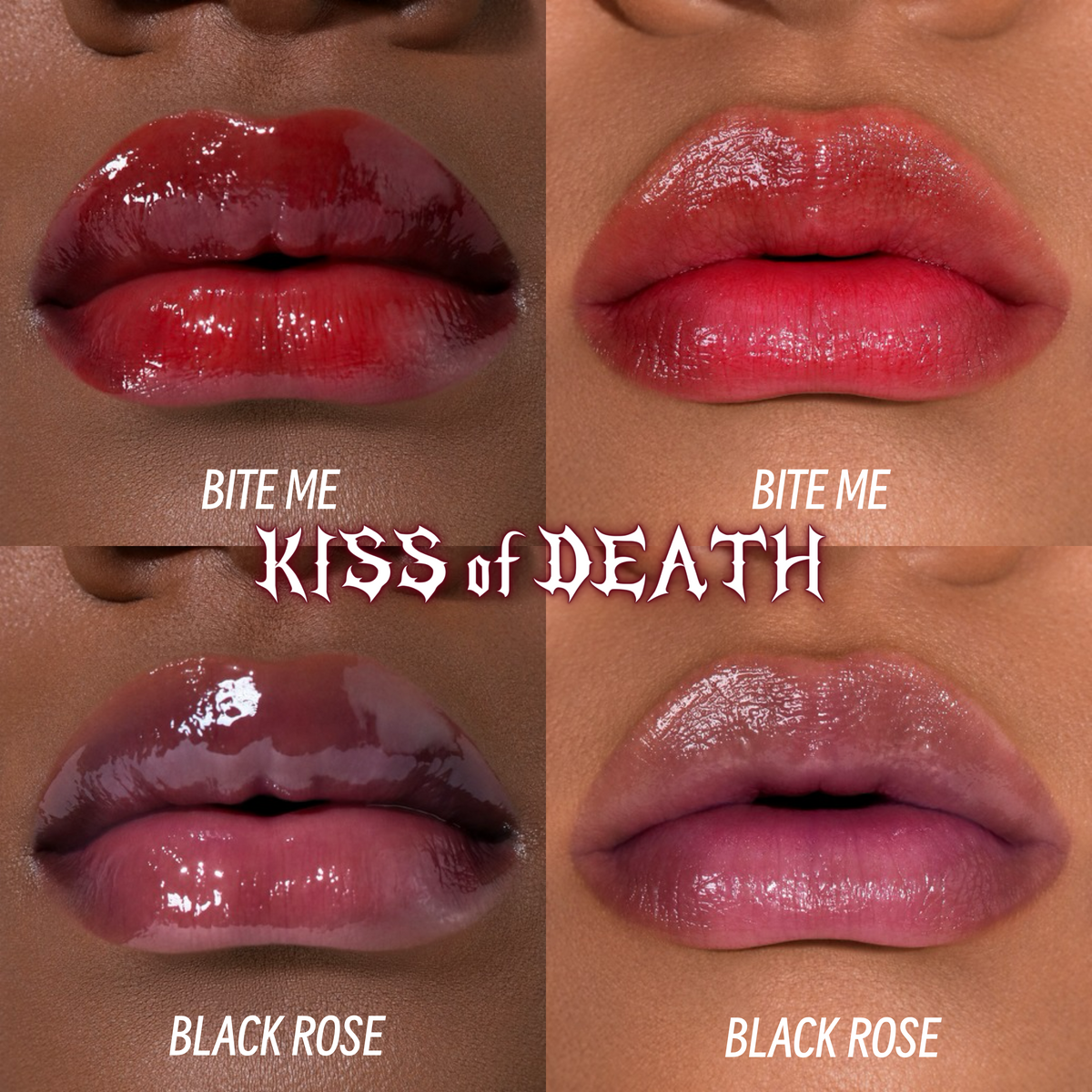 KISS of DEATH Bloody Lip Oils - Snipetell