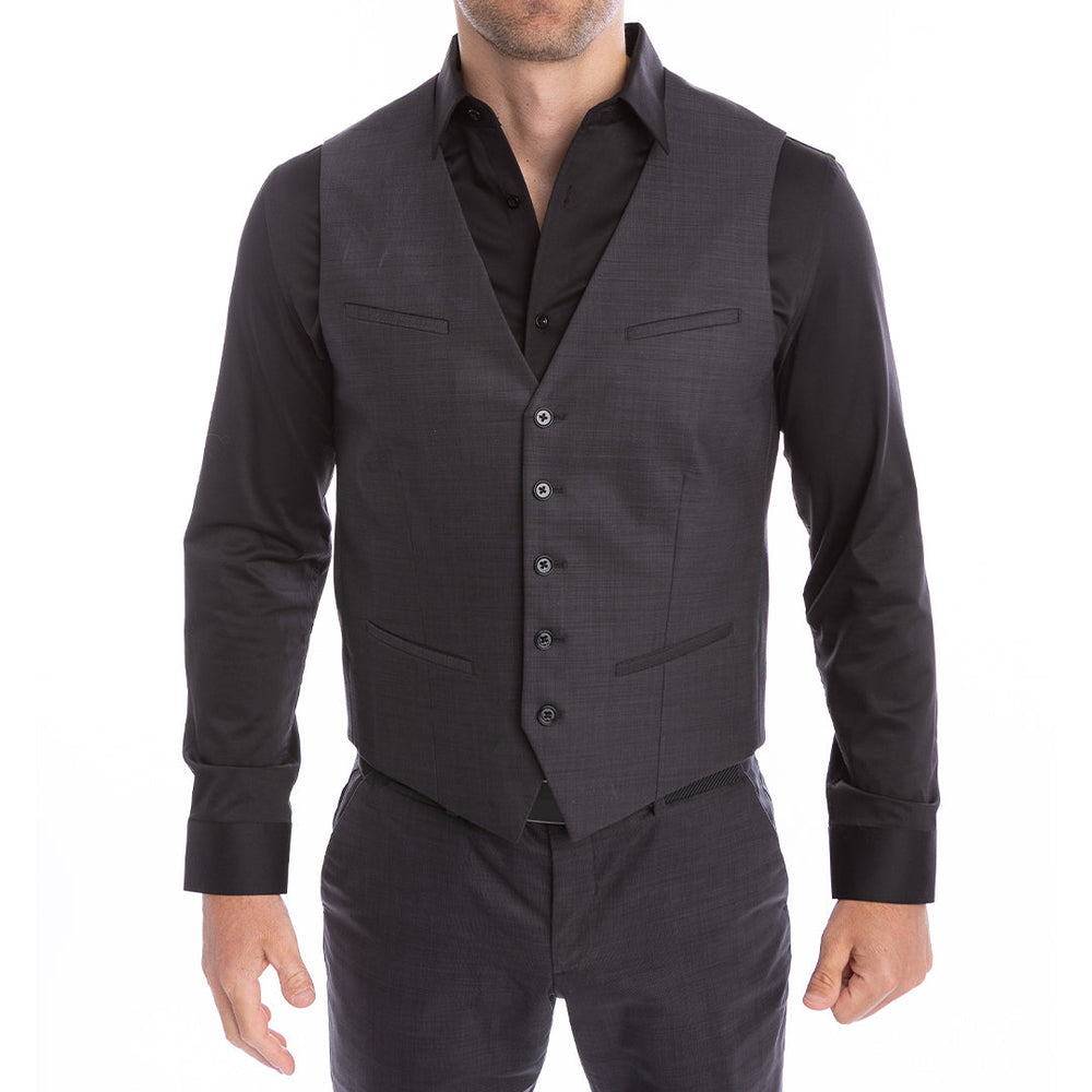 goTIELESS Ultimate Dress Shirt (Black) Million Dollar Collar