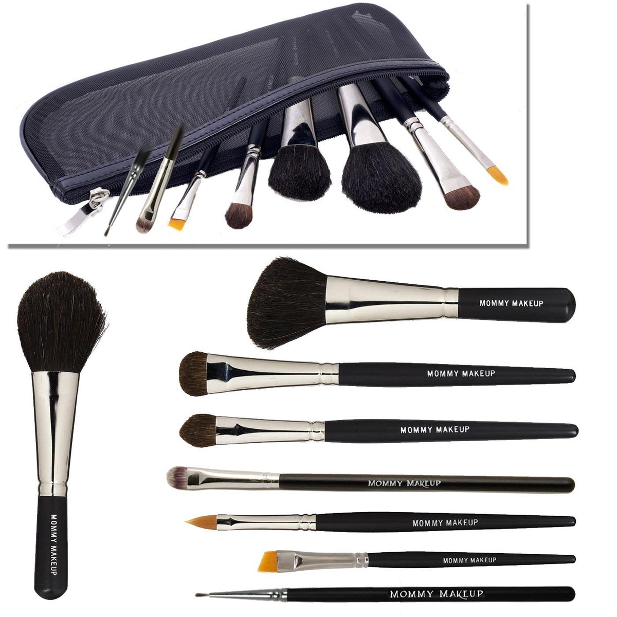 Chic Mom Brush Kit | Artist Quality, Vegan, 9-Piece Set - Snipetell
