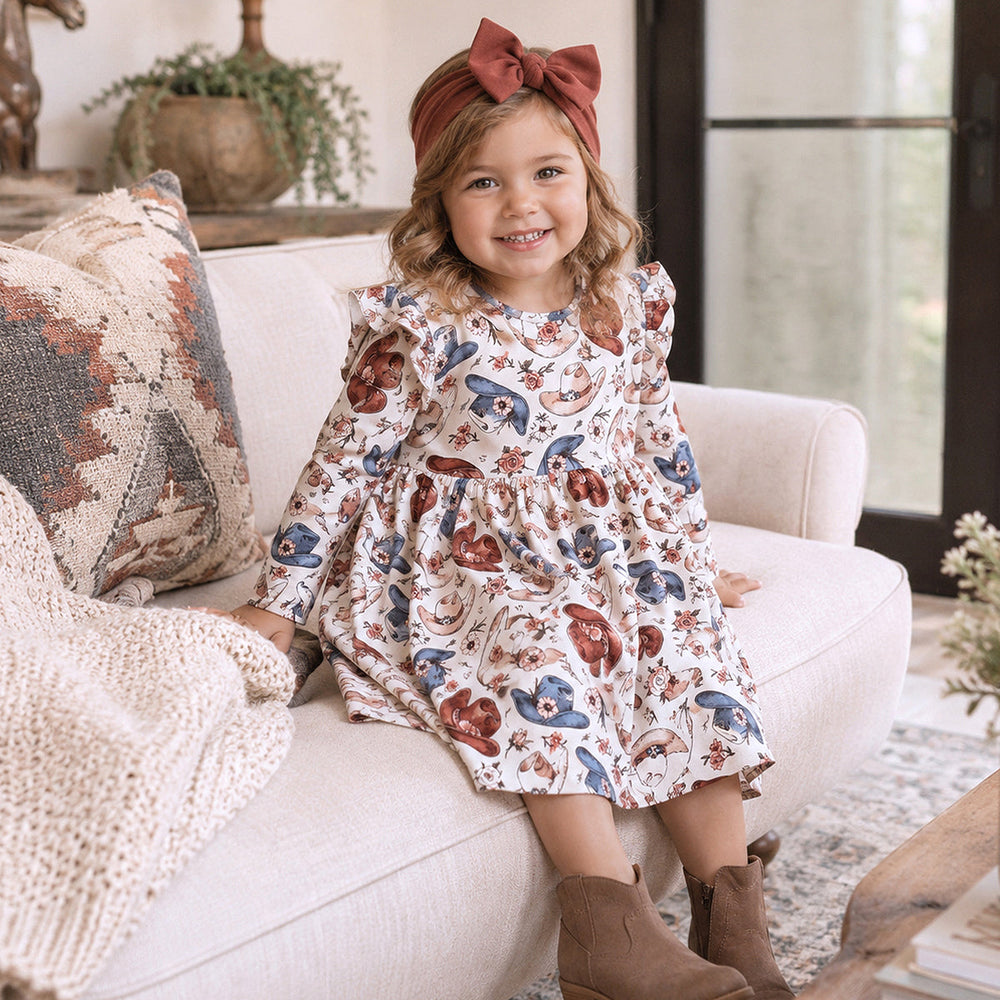 Wildflower Rodeo Cowgirl Dress - Bamboo Tesa Babe