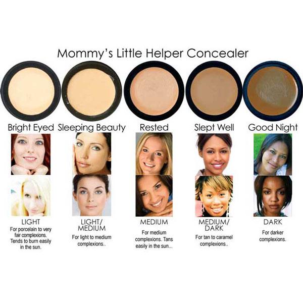 Mommy's Little Helper Concealer, Eyeshadow Base & Face Cover Up - Bright Eyed (Light) - Snipetell