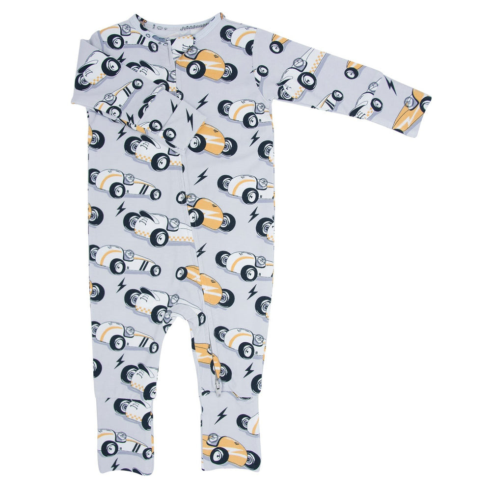 Vintage Racecars Convertible Romper