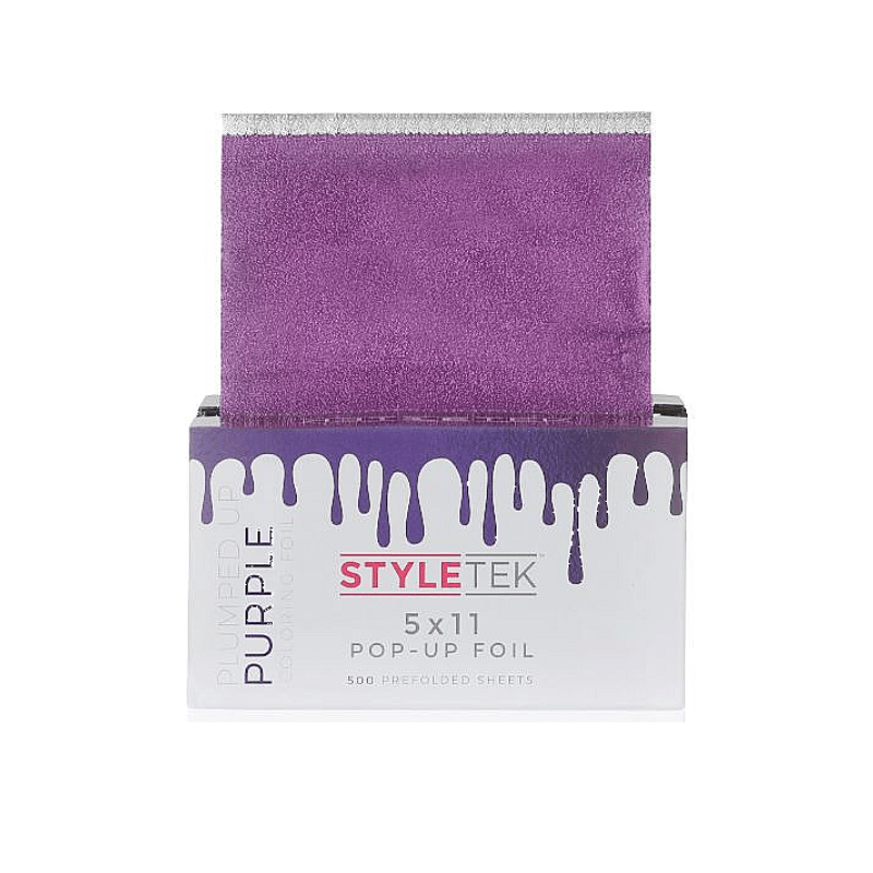 Feuilles d'aluminium gaufrées Styletek Pop-Up Plumped Up Purple, 500 feuilles, 12,7 x 27,9 cm