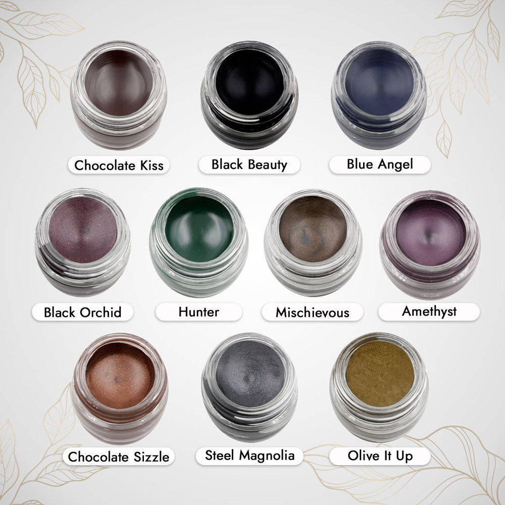 Steel Magnolia Stay Put Waterproof Gel Eyeliner w/ Micropigments - Snipetell
