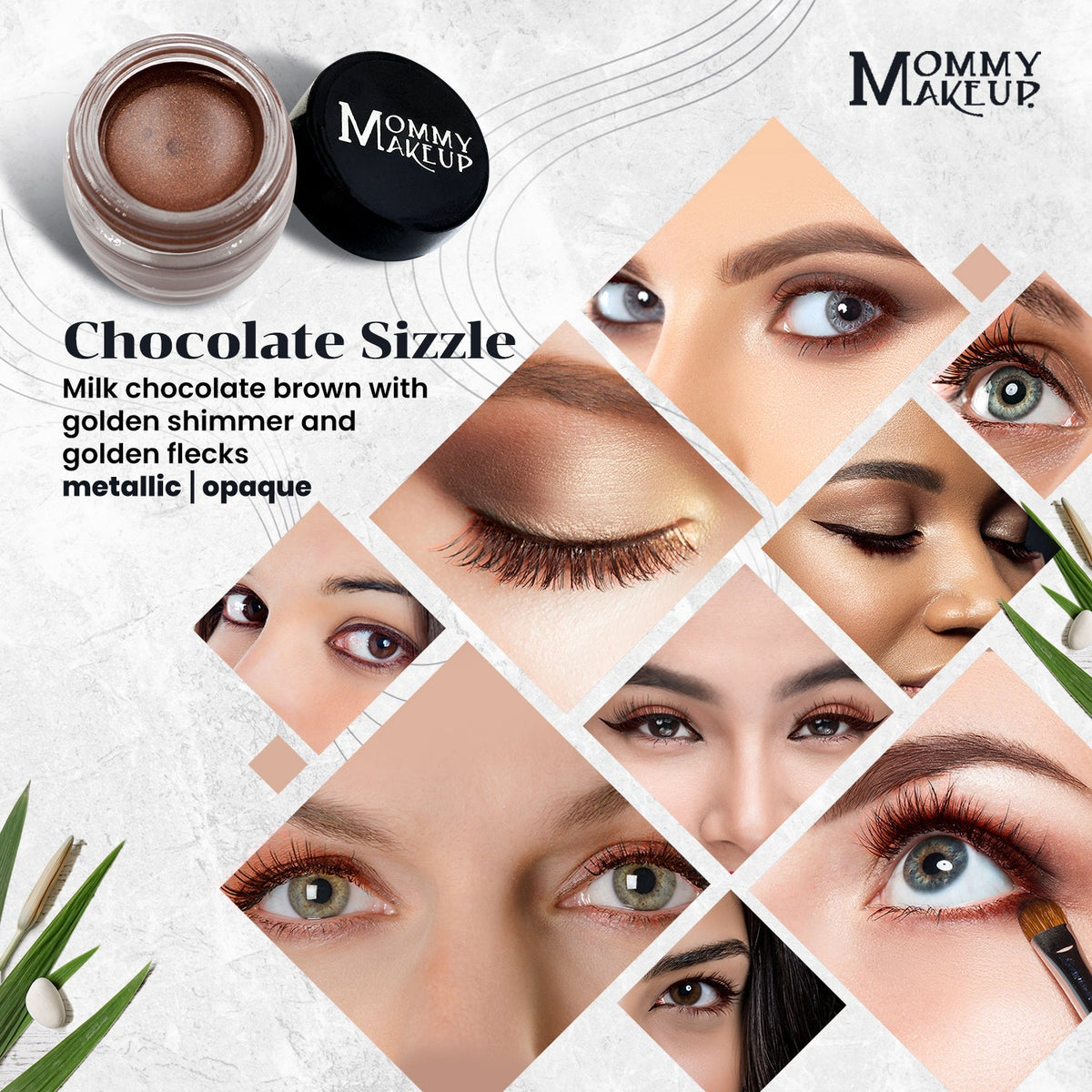 Chocolate Sizzle Stay Put Waterproof Gel Eyeliner w/ Micropigments - Snipetell