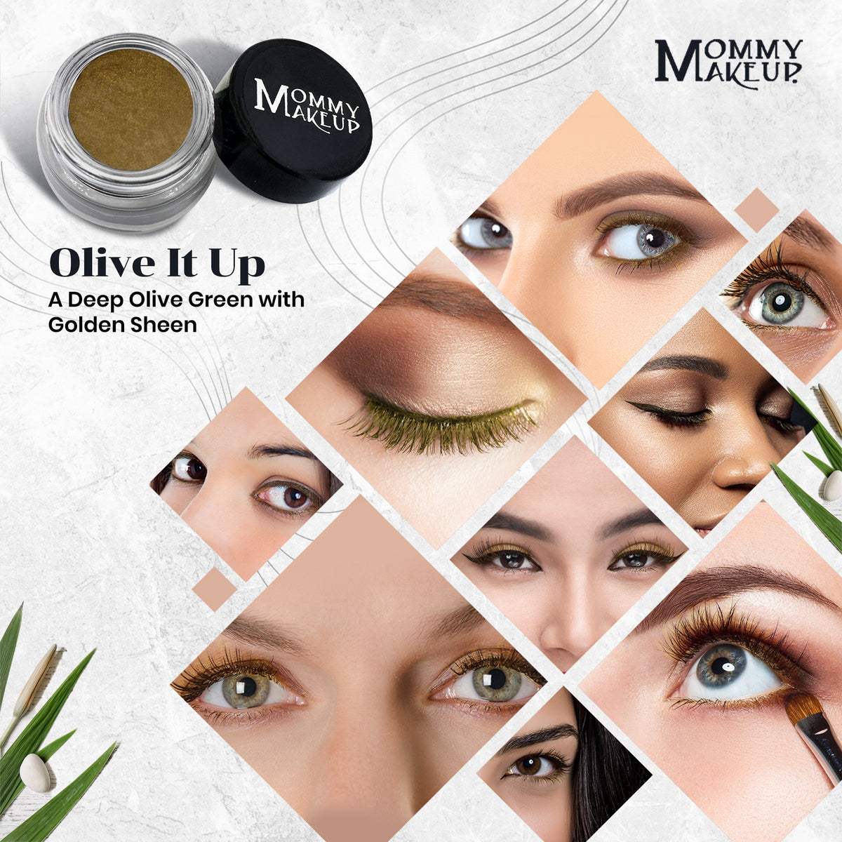 Olive It Up Stay Put Waterproof Gel Eyeliner w/ Micropigments - Snipetell