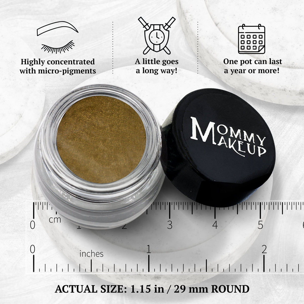 Olive It Up Stay Put Waterproof Gel Eyeliner w/ Micropigments - Snipetell