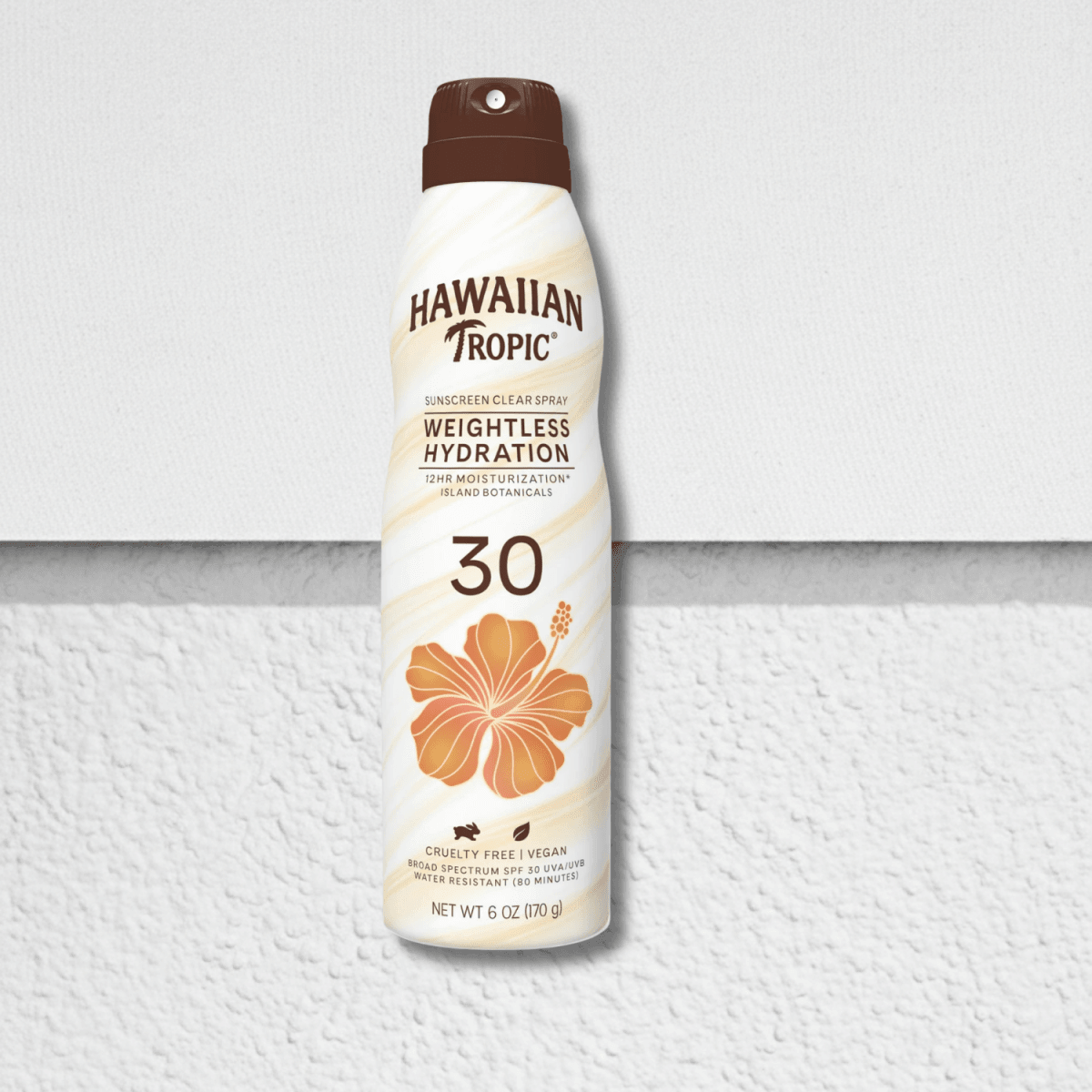 Hawaiian Tropic Sunscreen Clear Spray Weightless Hydration SPF 30 6oz