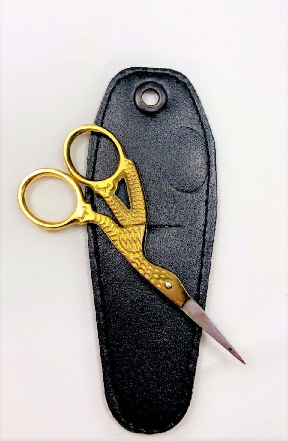 Tijeras de cigüeña de 4" bañadas en oro (de EE. UU.)