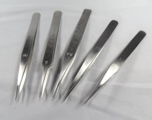 Precision Tweezer Set (5) from the USA