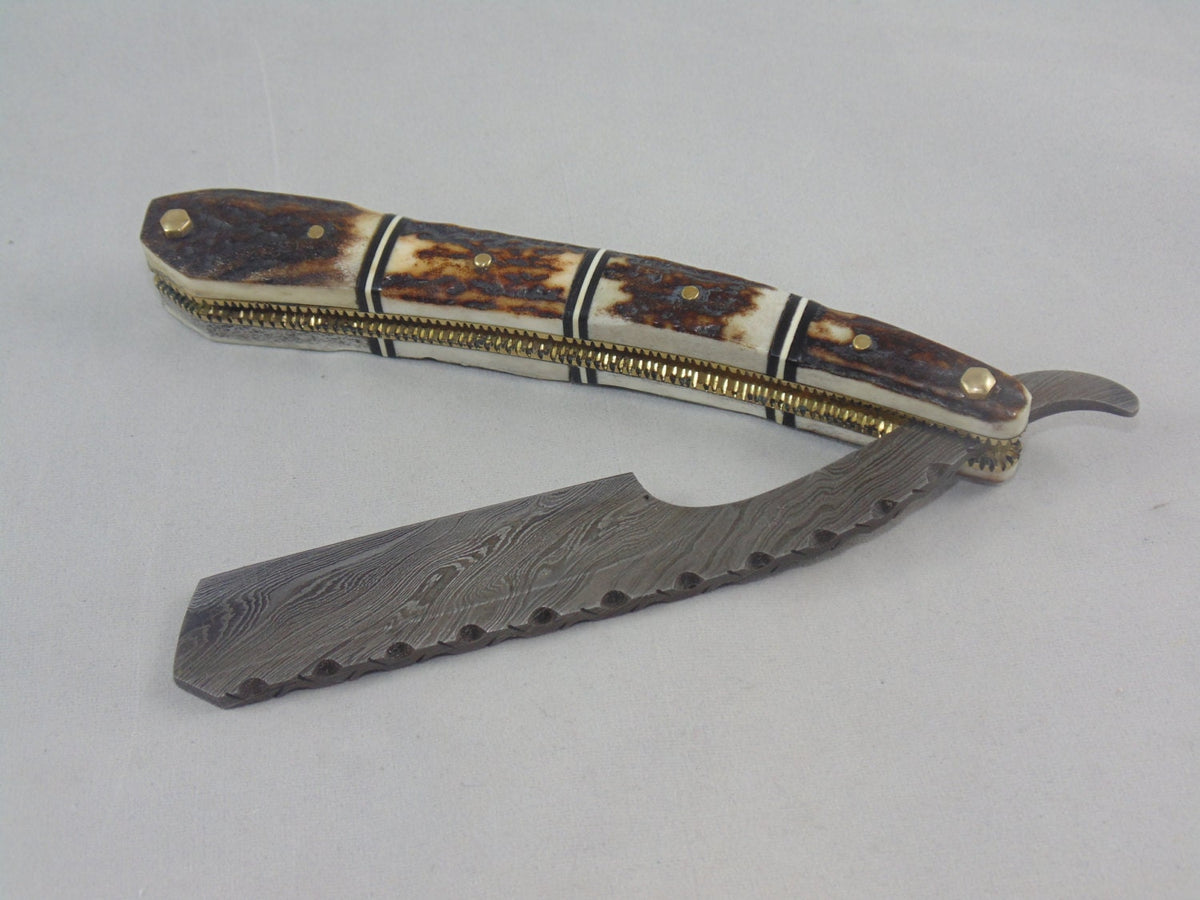 Damascus Steel Men's Shaving Razor