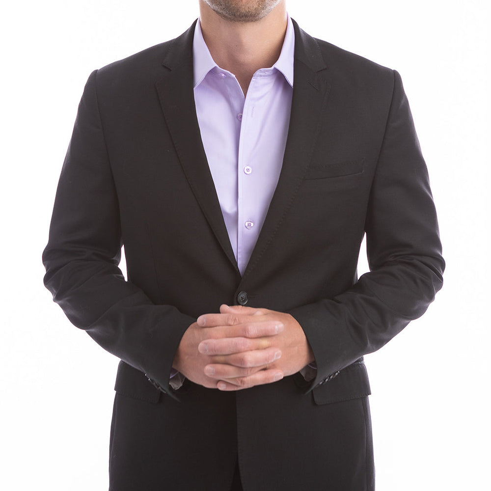 goTIELESS Ultimate Dress Shirt (Lavender) Million Dollar Collar