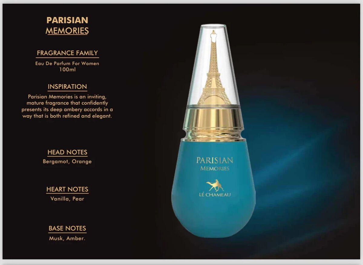 Le Chameau Parisian Memories EDP for Women 100Ml (3.4Oz)