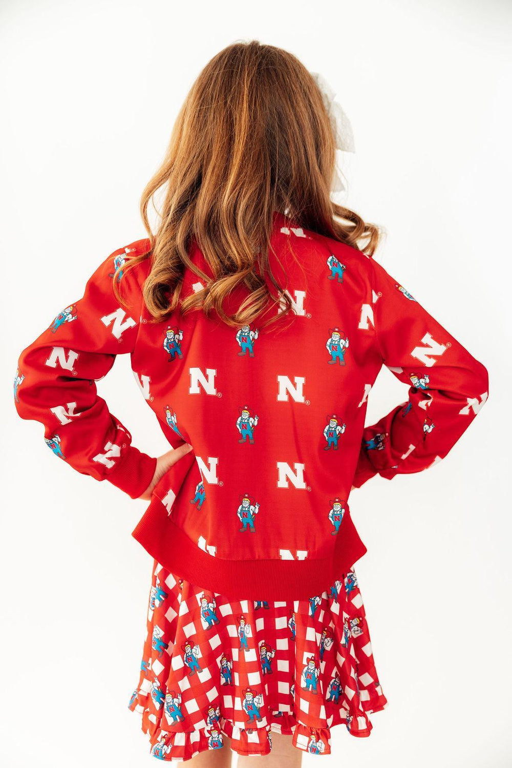 Nebraska Red Herbie Husker Satin Jacket