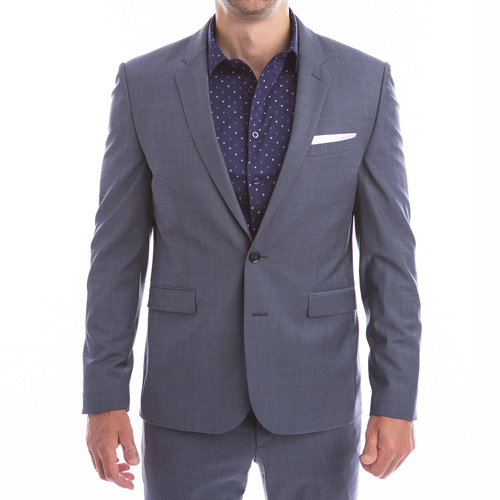 goTIELESS Ultimate Dress Shirt (Navy Polk-a-Dot) Million Dollar Collar