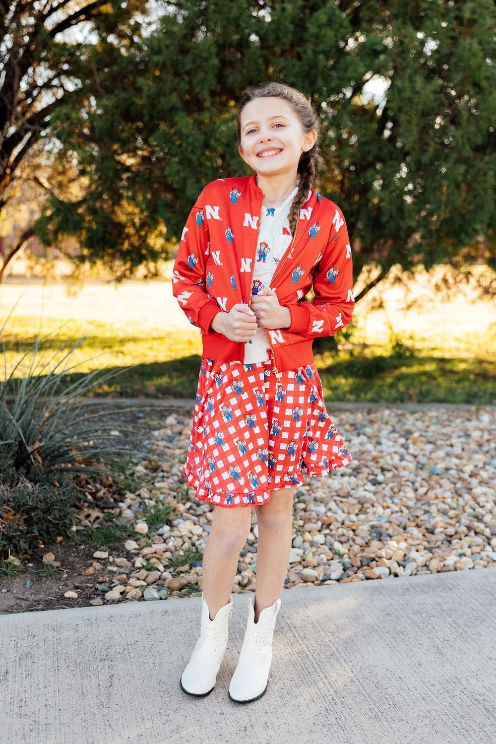 Nebraska Red Herbie Husker Satin Jacket