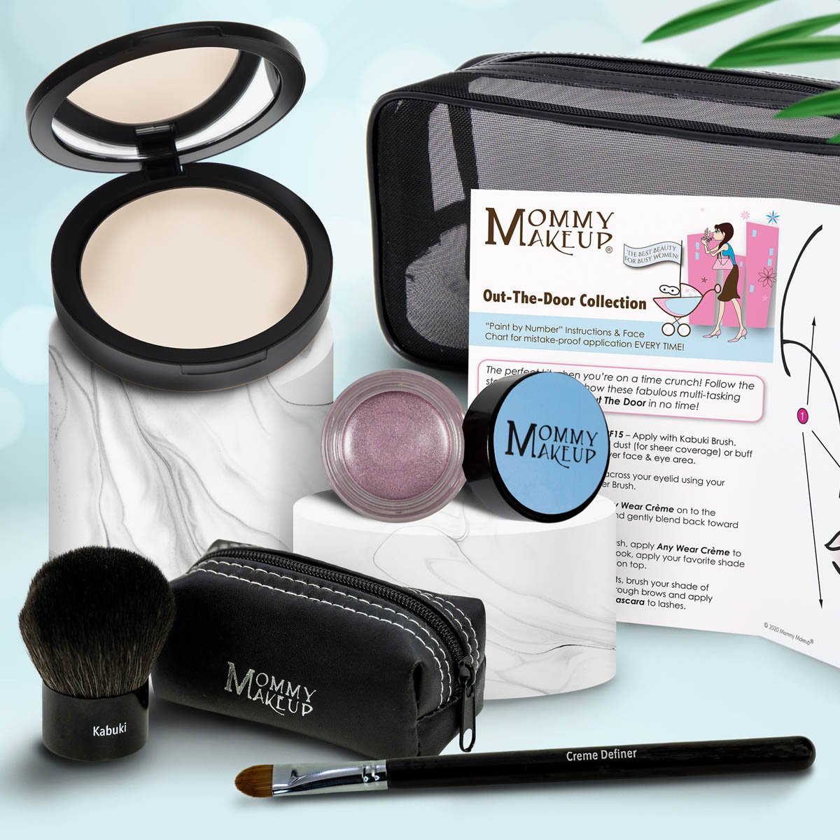 Out The Door Collection | Travel-friendly, Multi-tasking,Talc-free Makeup Set - Snipetell