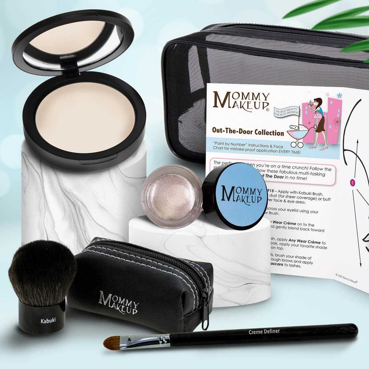 Out The Door Collection | Travel-friendly, Multi-tasking,Talc-free Makeup Set - Snipetell