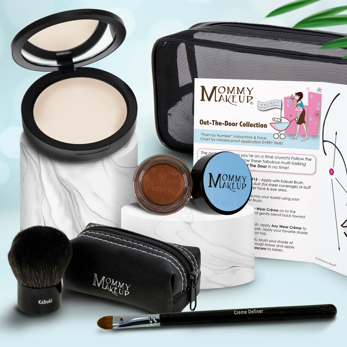 Out The Door Collection | Travel-friendly, Multi-tasking,Talc-free Makeup Set - Snipetell