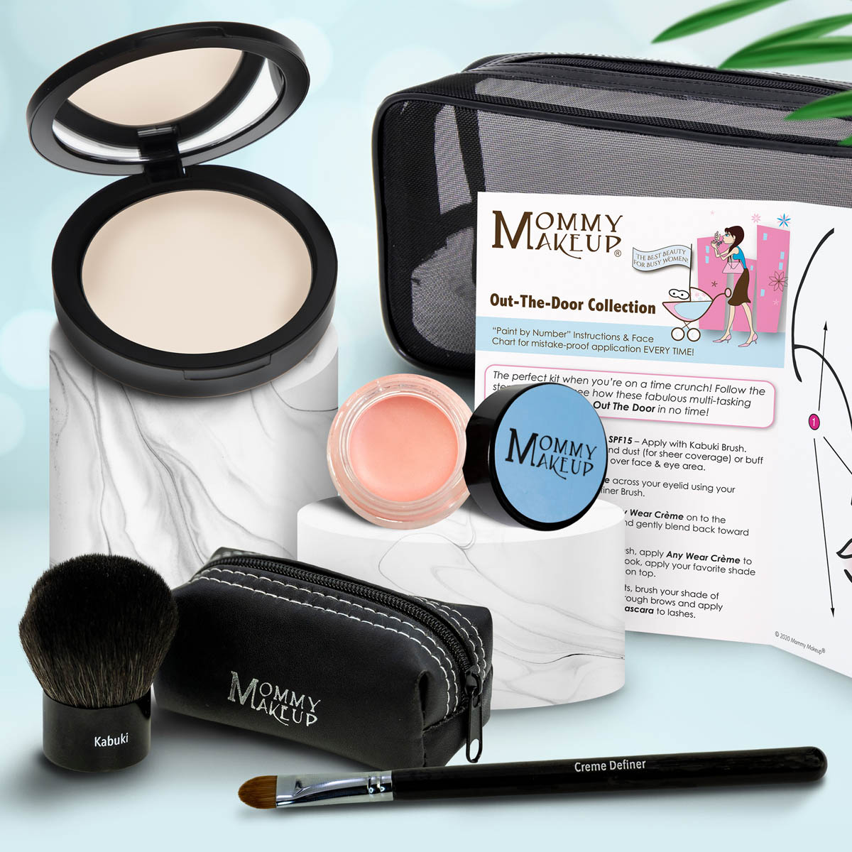 Out The Door Collection | Travel-friendly, Multi-tasking,Talc-free Makeup Set - Snipetell