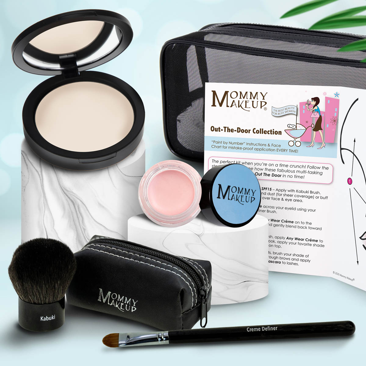 Out The Door Collection | Travel-friendly, Multi-tasking,Talc-free Makeup Set - Snipetell