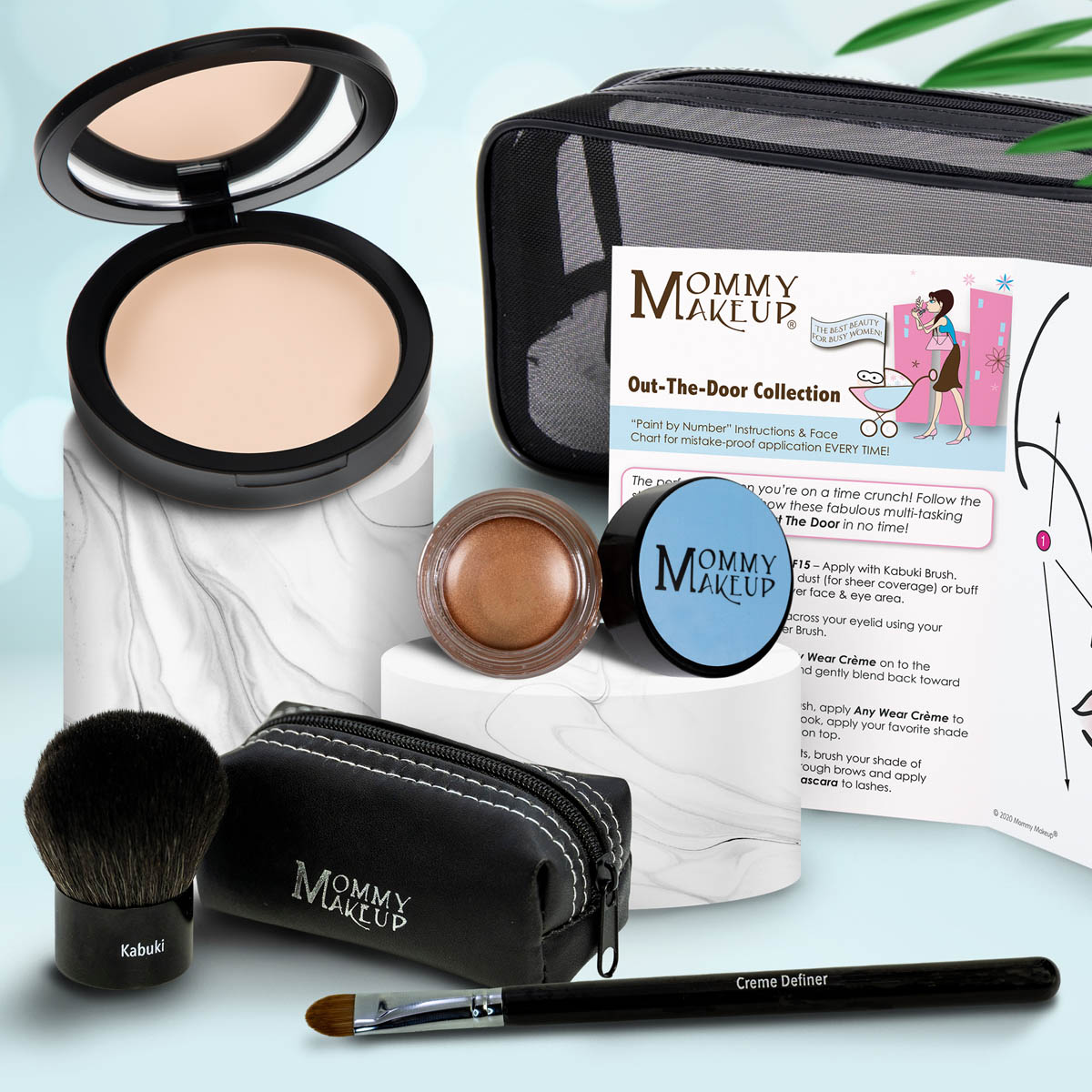 Out The Door Collection | Travel-friendly, Multi-tasking,Talc-free Makeup Set - Snipetell