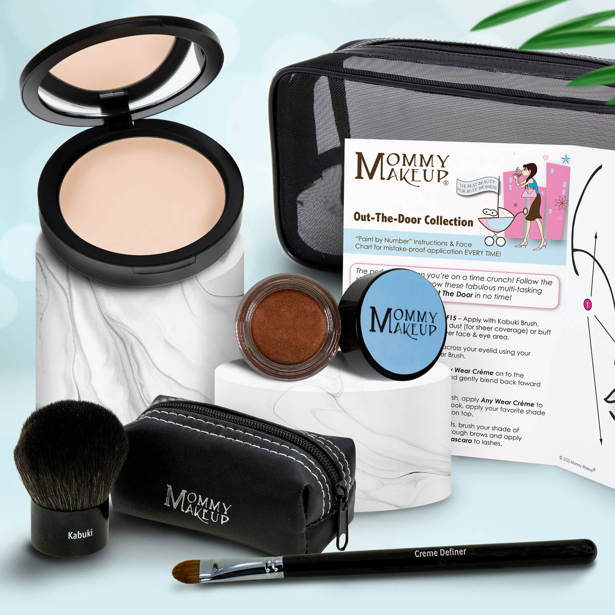 Out The Door Collection | Travel-friendly, Multi-tasking,Talc-free Makeup Set - Snipetell