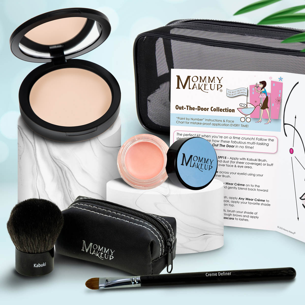 Out The Door Collection | Travel-friendly, Multi-tasking,Talc-free Makeup Set - Snipetell