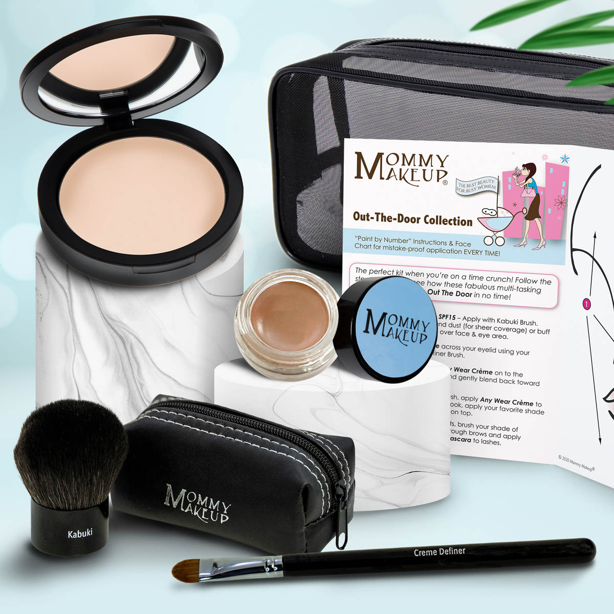 Out The Door Collection | Travel-friendly, Multi-tasking,Talc-free Makeup Set - Snipetell