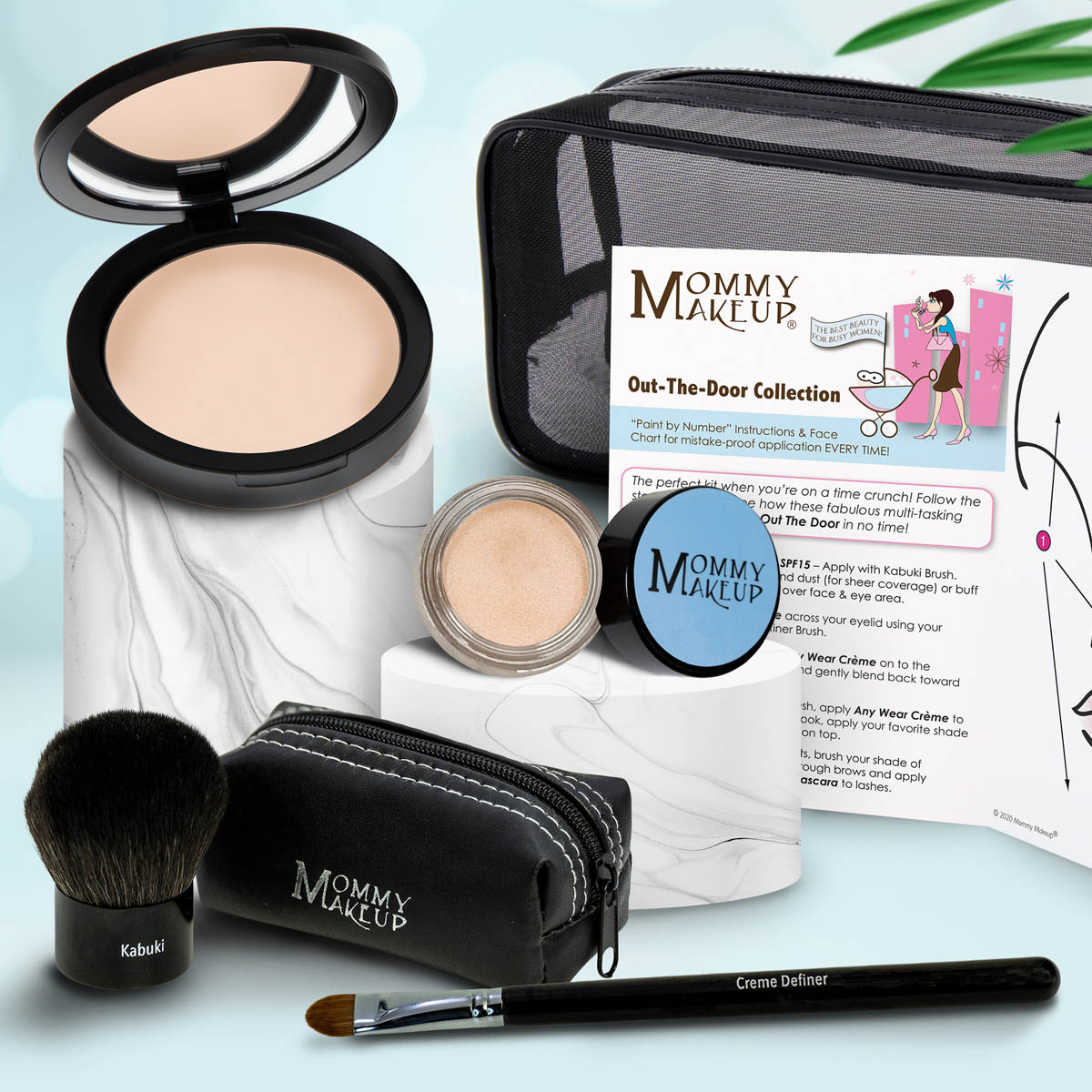 Out The Door Collection | Travel-friendly, Multi-tasking,Talc-free Makeup Set - Snipetell