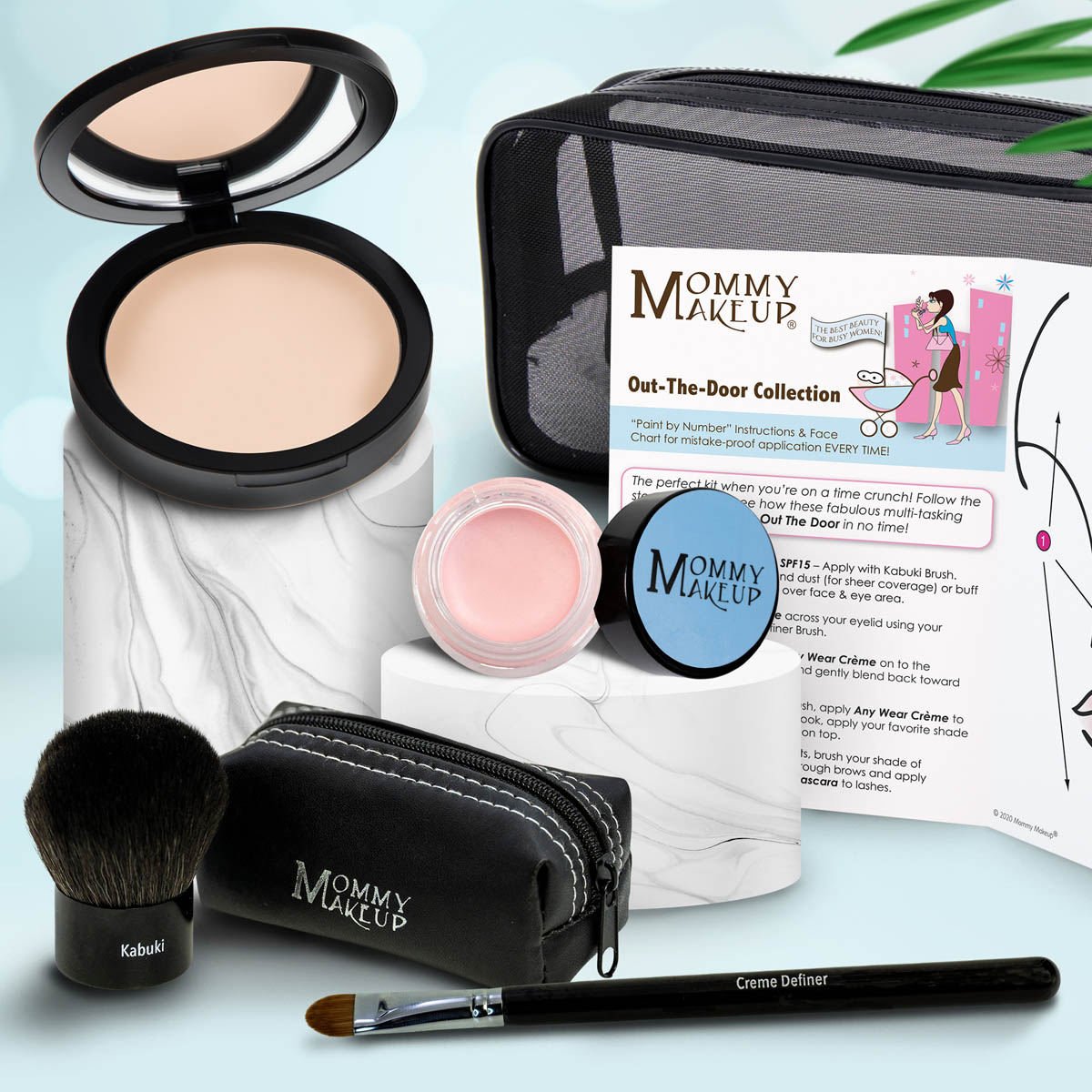 Out The Door Collection | Travel-friendly, Multi-tasking,Talc-free Makeup Set - Snipetell