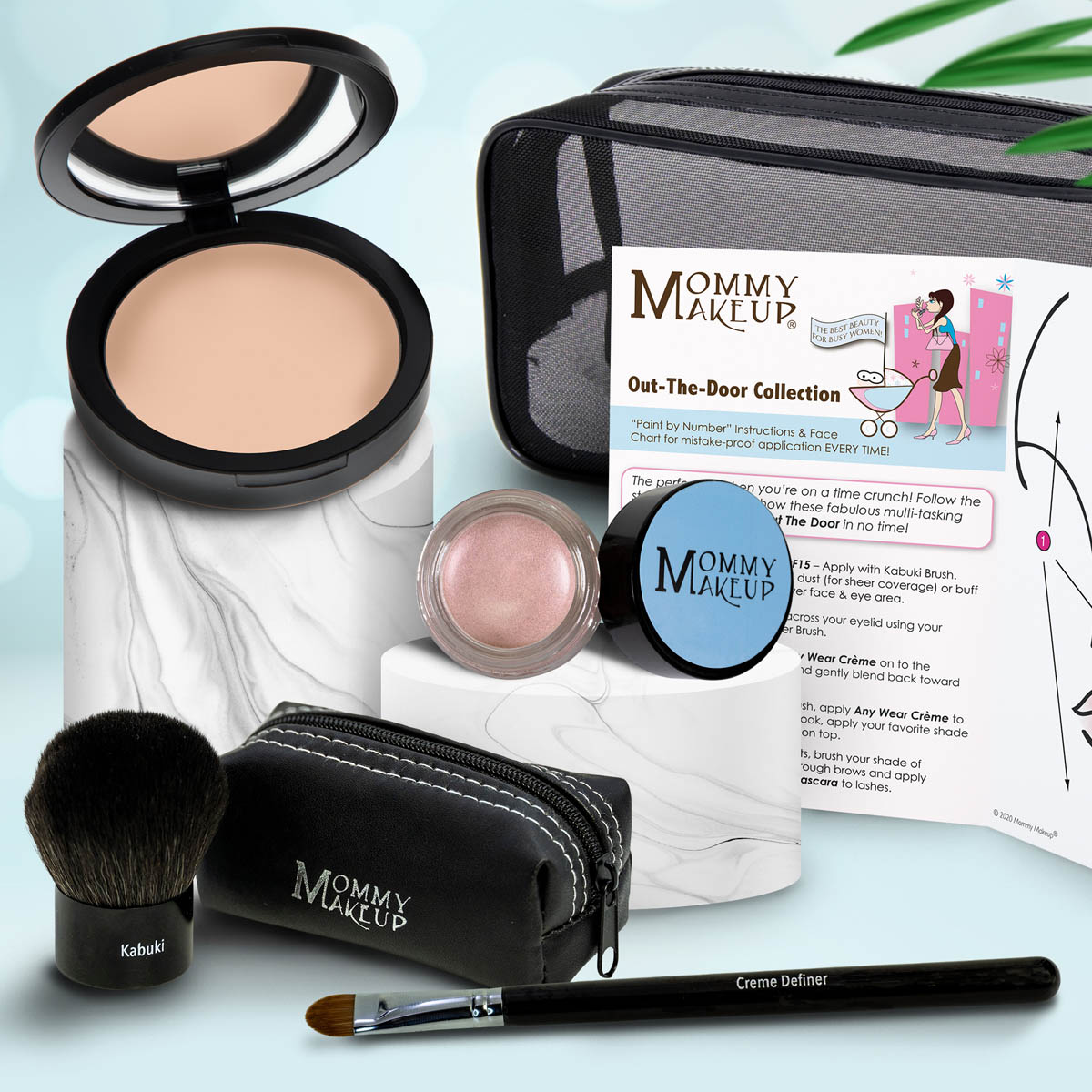 Out The Door Collection | Travel-friendly, Multi-tasking,Talc-free Makeup Set - Snipetell