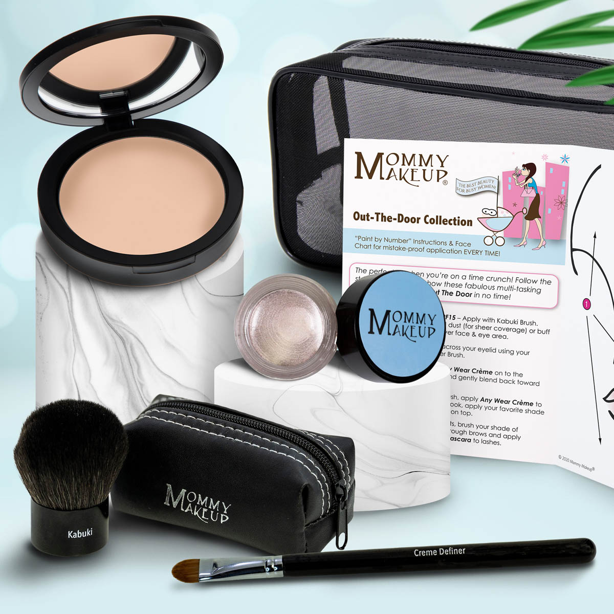 Out The Door Collection | Travel-friendly, Multi-tasking,Talc-free Makeup Set - Snipetell