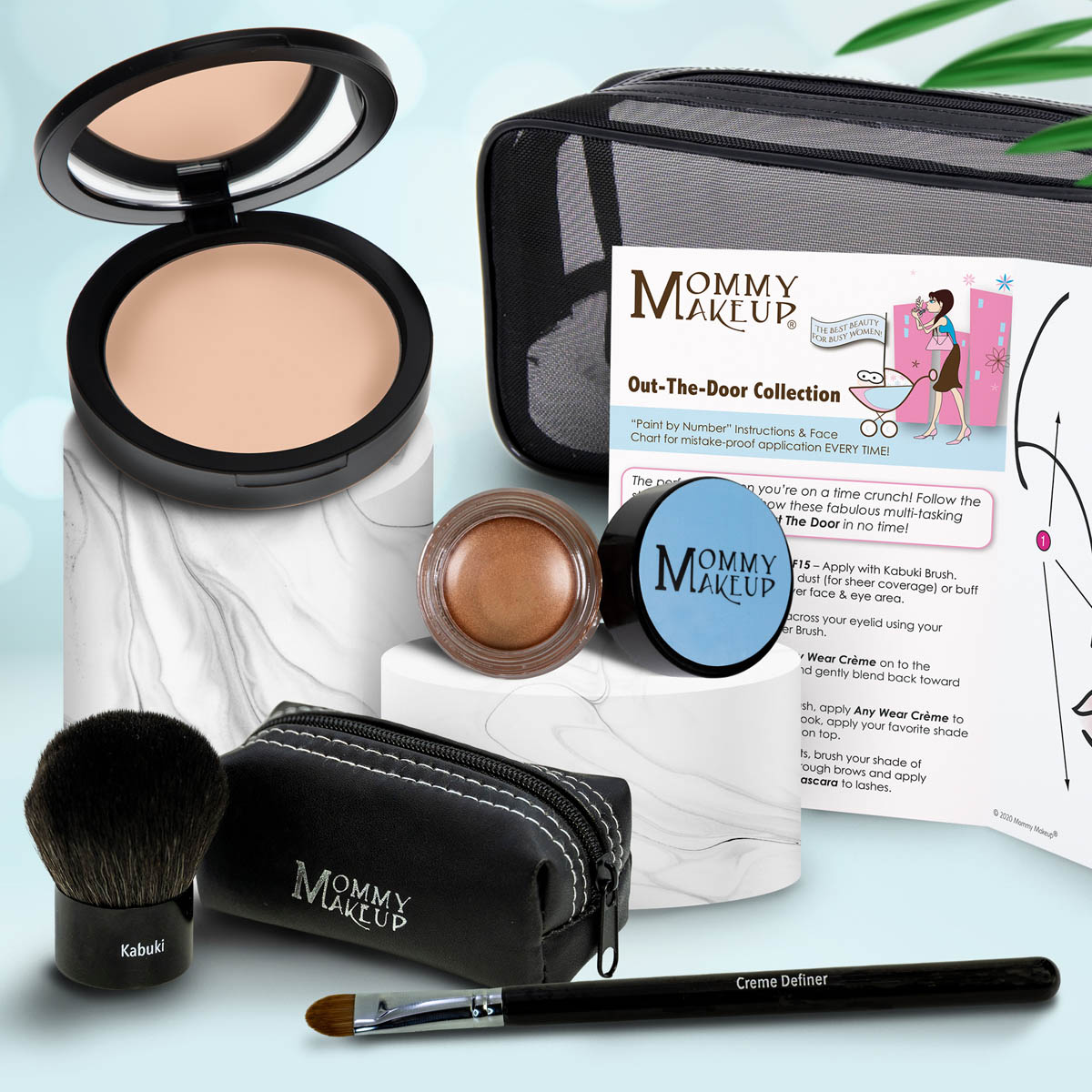 Out The Door Collection | Travel-friendly, Multi-tasking,Talc-free Makeup Set - Snipetell