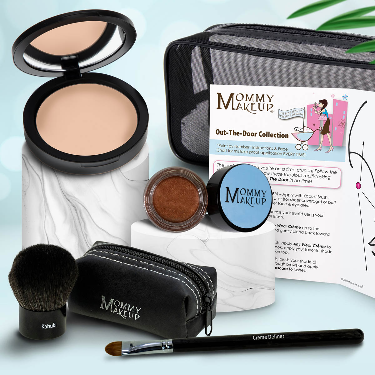 Out The Door Collection | Travel-friendly, Multi-tasking,Talc-free Makeup Set - Snipetell