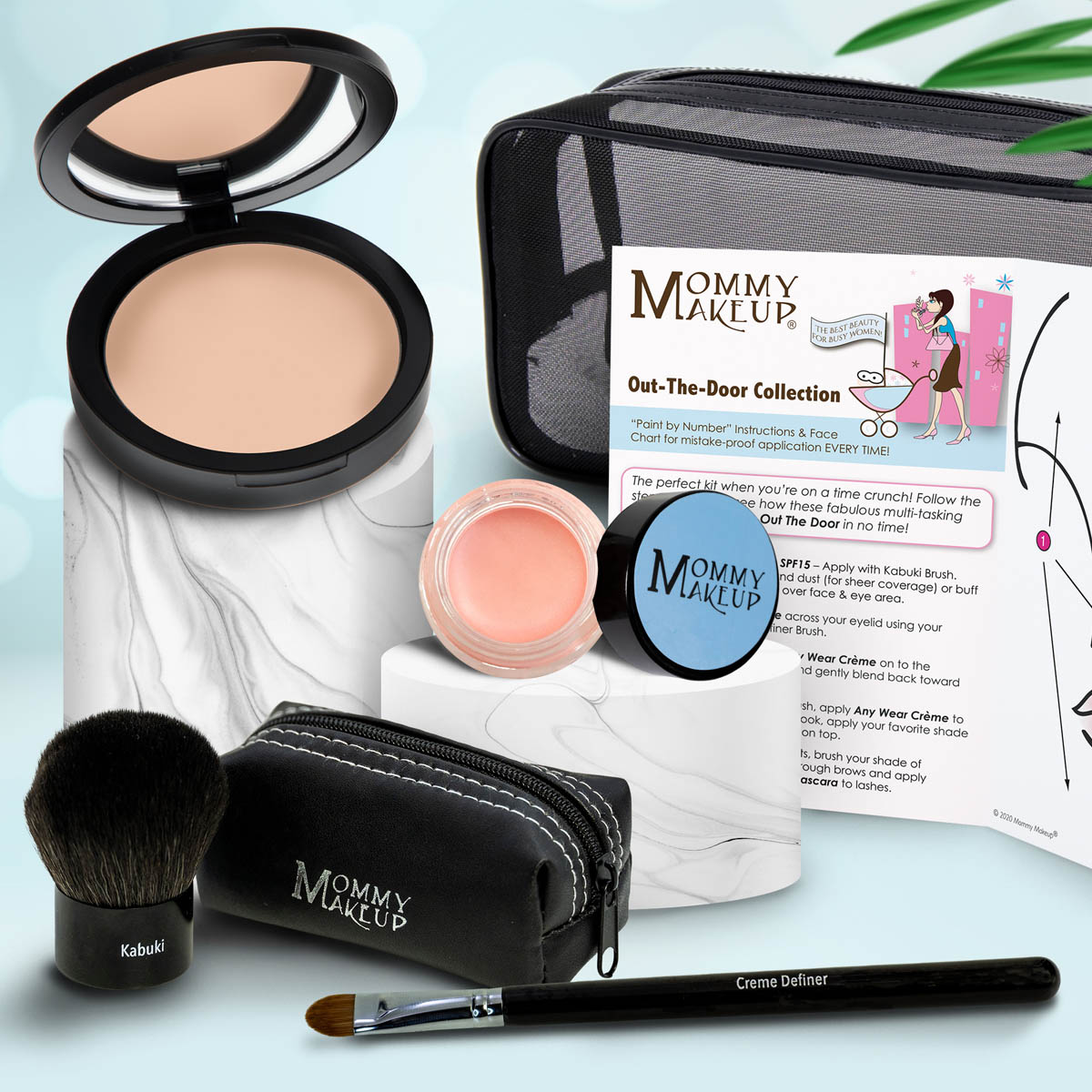 Out The Door Collection | Travel-friendly, Multi-tasking,Talc-free Makeup Set - Snipetell