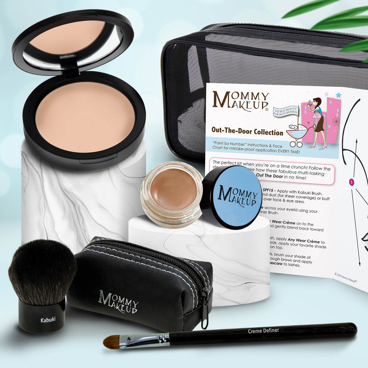 Out The Door Collection | Travel-friendly, Multi-tasking,Talc-free Makeup Set - Snipetell