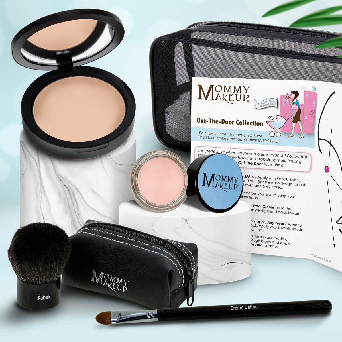 Out The Door Collection | Travel-friendly, Multi-tasking,Talc-free Makeup Set - Snipetell