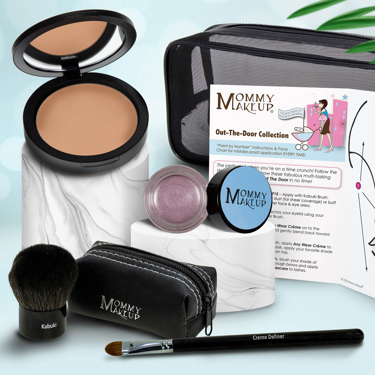 Out The Door Collection | Travel-friendly, Multi-tasking,Talc-free Makeup Set - Snipetell