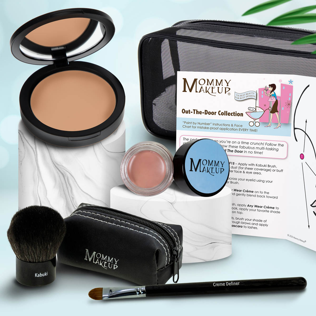 Out The Door Collection | Travel-friendly, Multi-tasking,Talc-free Makeup Set - Snipetell