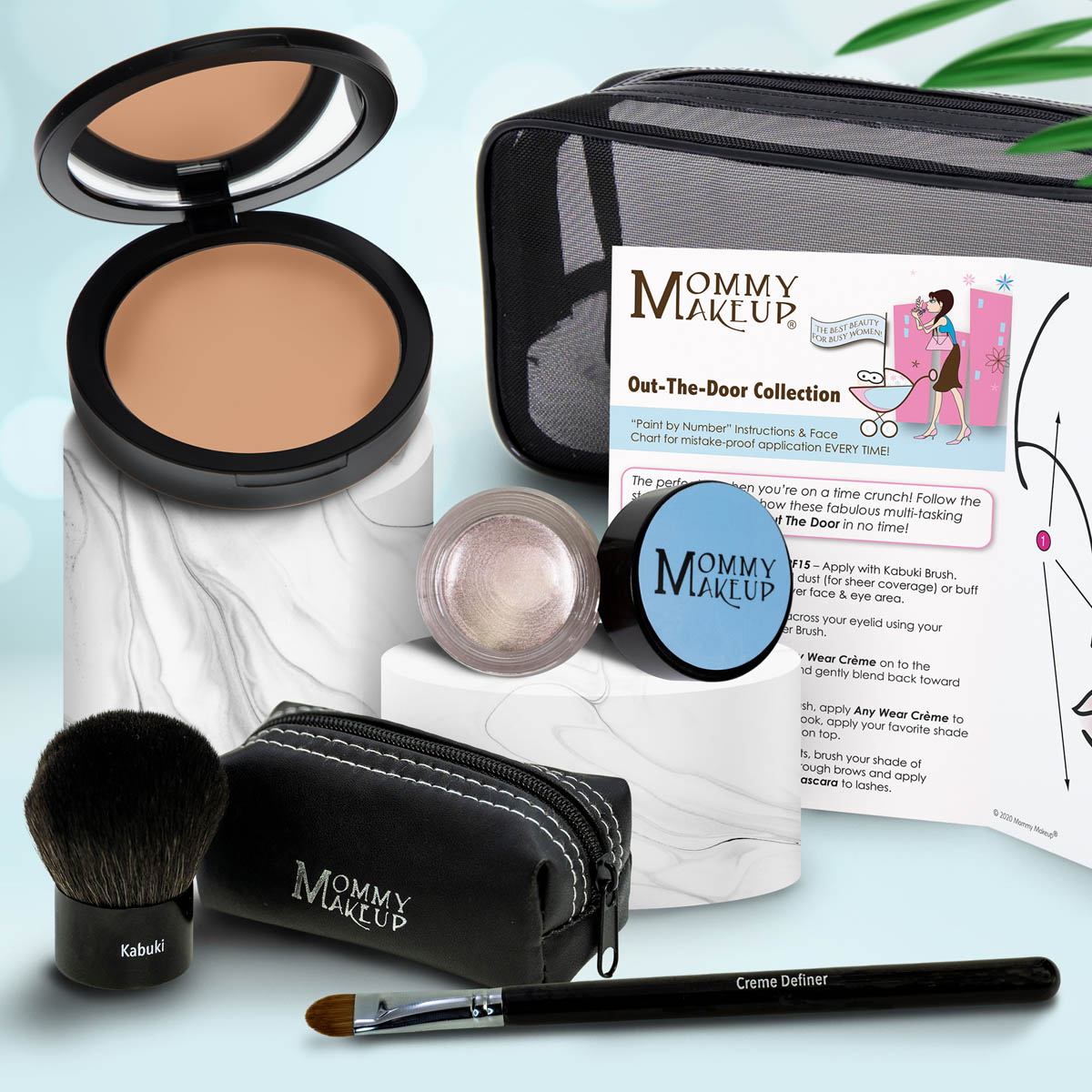 Out The Door Collection | Travel-friendly, Multi-tasking,Talc-free Makeup Set - Snipetell